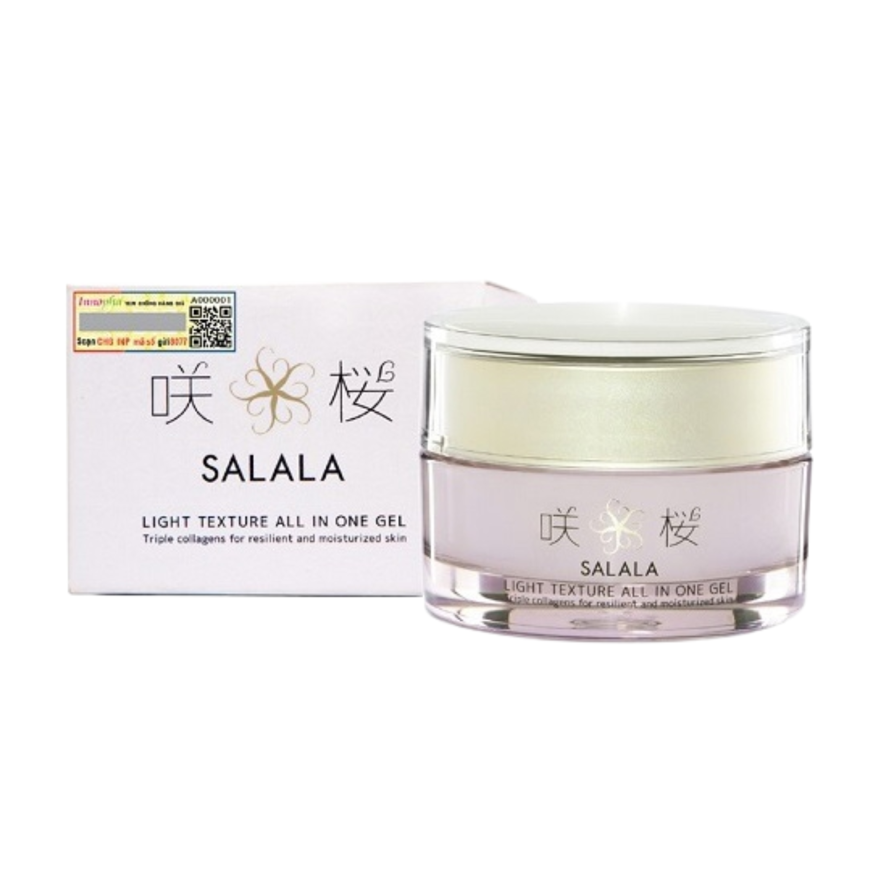 Gel dưỡng da Salala Collagen Nhật Bản 50g – Dưỡng ẩm, giúp da mềm mịn và săn chắc
